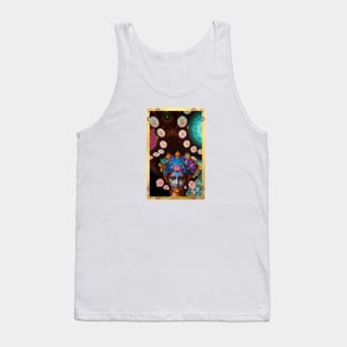 Umbrella Mandala Girl Tank Top